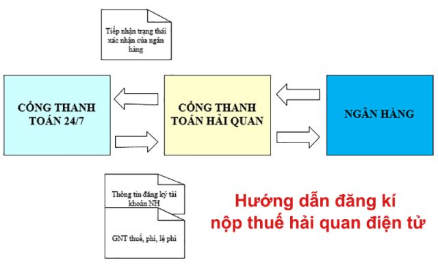 Hướng dẫn đăng kí nộp thuế hải quan điện tử