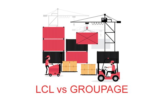 Sự khác nhau gữa vận chuyển hàng lẻ groupage và hàng lẻ LCL