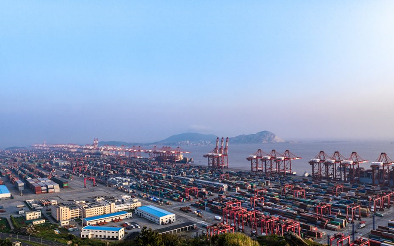 Khối lượng container của các cảng Trung Quốc tăng 7,6% vào năm 2021