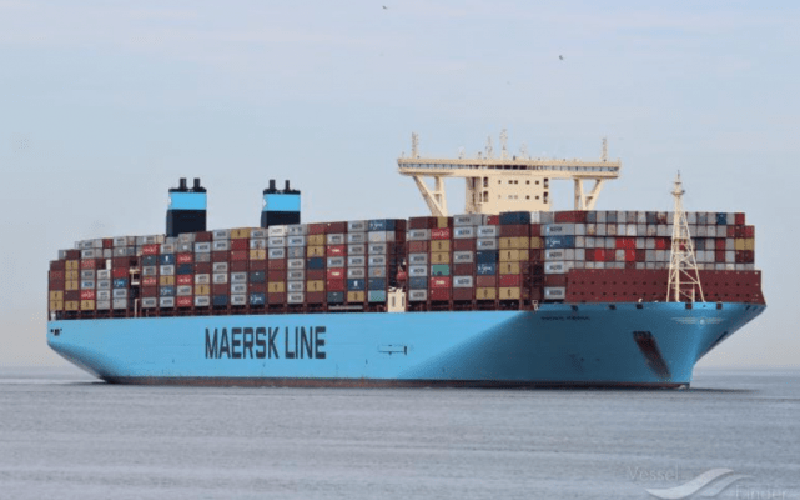 Maersk’s 20,000 TEU container vessel runs aground off German coast